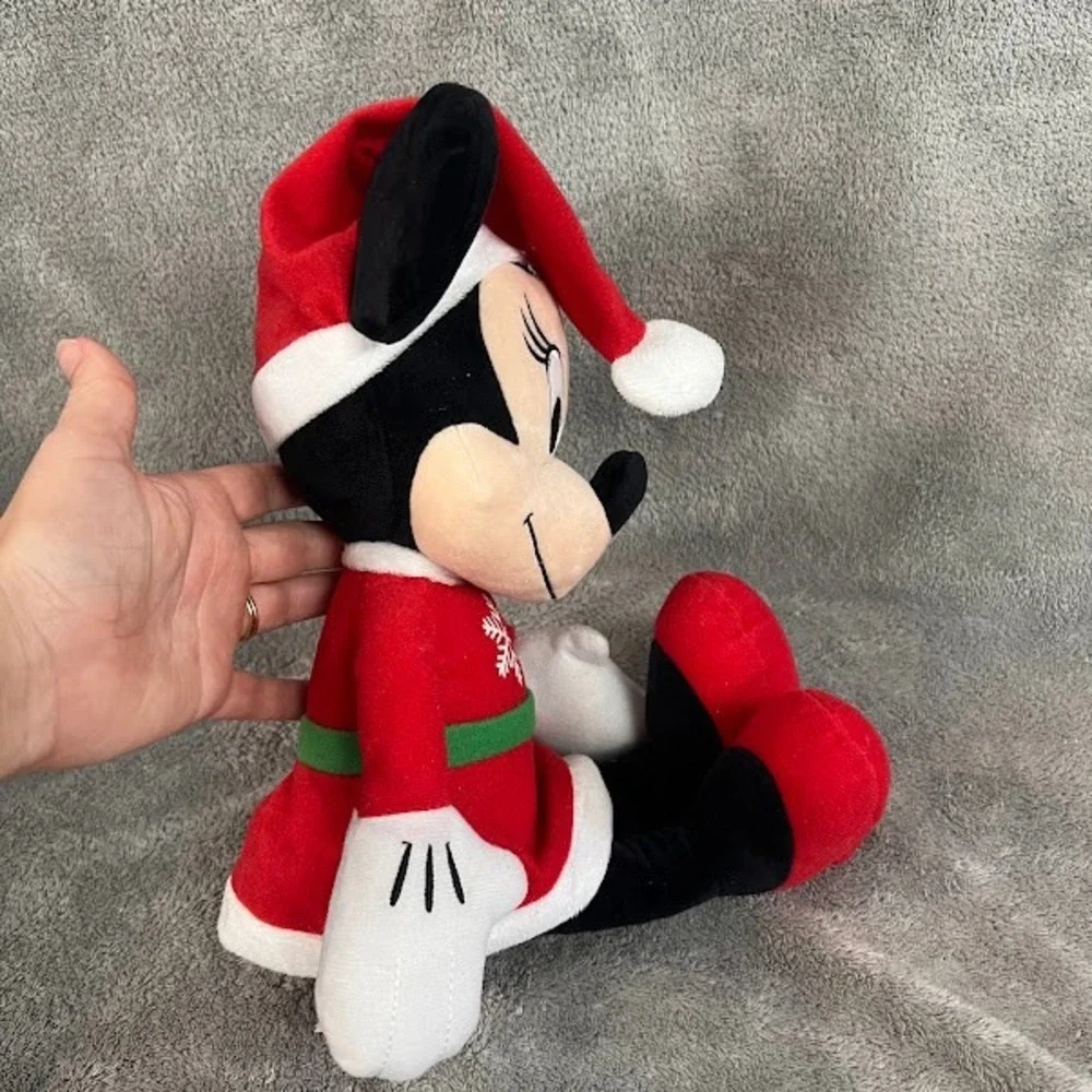 Disney Holiday Minnie Mouse Plush Toy Christmas Collectible